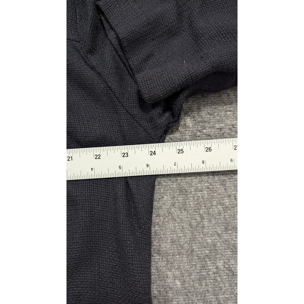 Vintage August Max Women's X Black  Linen Blend‎ Cardigan Tribal Witchy Boho USA - Picture 15 of 16